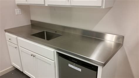 kitchen cabinets stainless steel countertops|stainless steel countertops fabricator.